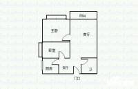 东圃广场三期2室2厅1卫89㎡户型图