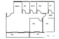 凯旋会3室1厅2卫155㎡户型图