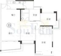盈彩美居莆品园4室2厅2卫127㎡户型图