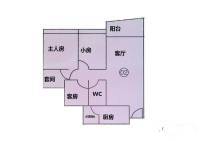 盈彩美居莆品园3室1厅2卫108㎡户型图