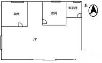 时尚明苑2室1厅1卫98㎡户型图