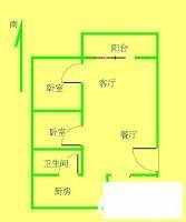 时尚明苑2室2厅1卫67㎡户型图