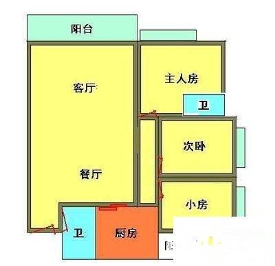 白云堡3室2厅2卫456㎡户型图