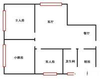 金广电大厦3室2厅1卫91㎡户型图