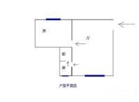 松洲花园1室1厅1卫45㎡户型图