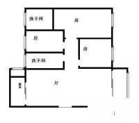 海珠翠园小区3室1厅2卫130㎡户型图