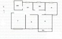 华工凤凰新村4室1厅1卫104㎡户型图