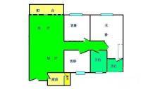 华进明苑3室2厅2卫100㎡户型图