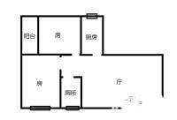 金麓山庄2室1厅1卫70㎡户型图