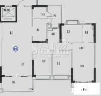 新康花园新雅苑4室2厅2卫159㎡户型图