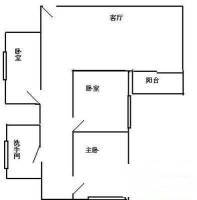 车陂东景花园3室1厅1卫98㎡户型图