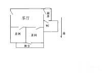 黄埔银丰花园2室1厅1卫81㎡户型图