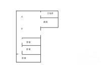 黄埔银丰花园3室1厅1卫73㎡户型图