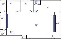 富鹏城丰路社区3室2厅2卫135㎡户型图