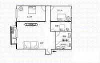 富鹏城丰路社区3室1厅1卫92㎡户型图