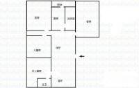 富鹏周园路小区4室2厅2卫124㎡户型图