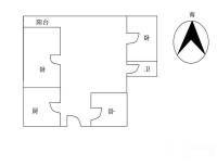 天兴大厦3室1厅1卫90㎡户型图