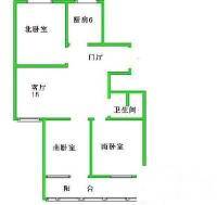 东怡新区东裕园3室2厅1卫130㎡户型图