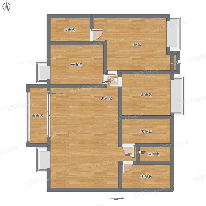 南雅苑3室1厅0卫134㎡户型图