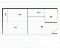 番禺康泰花园2室2厅1卫70㎡户型图