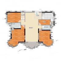 逸景翠园御豪轩4室0厅0卫166㎡户型图