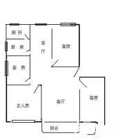 华工红棉苑4室2厅1卫108㎡户型图