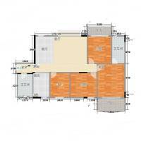 新燕花园三期4室0厅0卫128㎡户型图