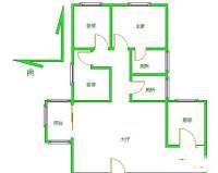 芳草园3室1厅2卫121㎡户型图