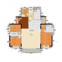 越秀汉苑4室0厅0卫196㎡户型图