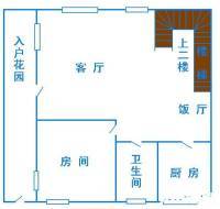 都府小区3室2厅2卫100㎡户型图