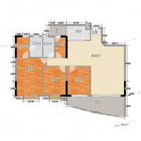 荣基花园(荣基国际广场)3室0厅0卫154㎡户型图