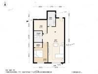 中海城五期2室2厅1卫83.8㎡户型图