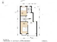 紫郡城2室2厅1卫67.3㎡户型图