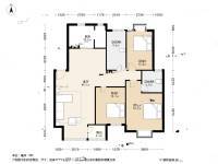 紫郡城3室2厅2卫120㎡户型图