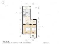 秀山小区2室2厅1卫84㎡户型图