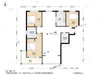 首创国际城3室2厅2卫129㎡户型图