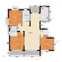 华亭阳光3室0厅0卫153㎡户型图