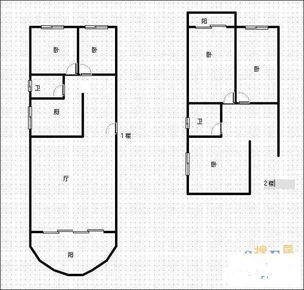 西区花园五期4室2厅2卫168㎡户型图