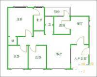 凯莱丽景雅筑3室2厅2卫135㎡户型图