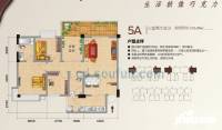 鸿阁一号3室2厅2卫115.8㎡户型图