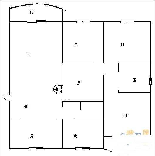 锦华苑三期4室3厅2卫150㎡户型图