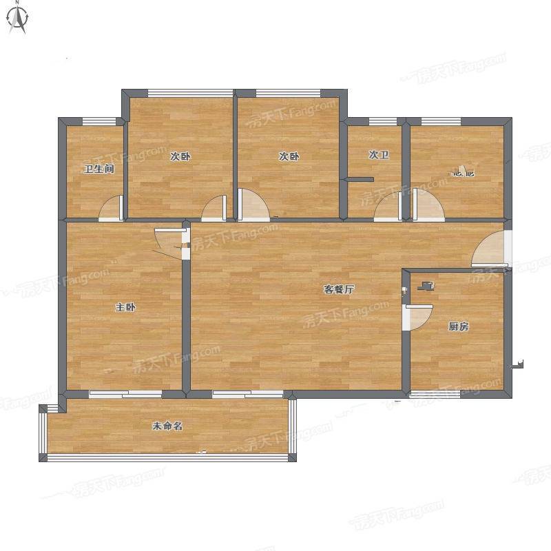 首座MAX国际广场3室2厅0卫113㎡户型图