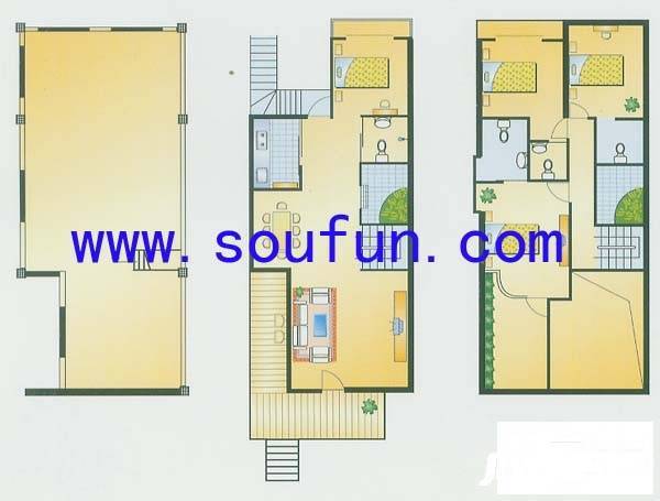 青城翠朗园4室2厅4卫290㎡户型图