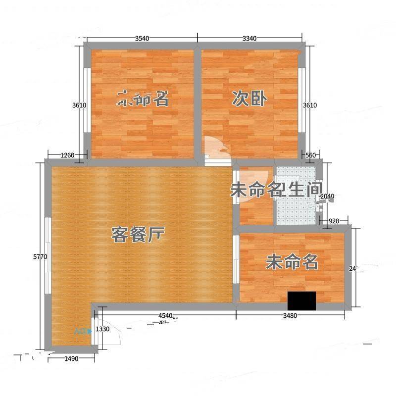 上游小区1室0厅0卫74㎡户型图