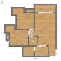 达飞玖隆城2室1厅0卫82㎡户型图