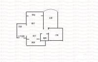 林泉雅舍2室1厅1卫96㎡户型图