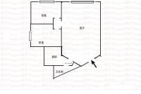 龙泉大厦2室2厅1卫92㎡户型图