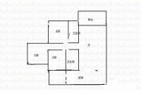 晋愉绿岛翡冷翠3室2厅0卫92㎡户型图