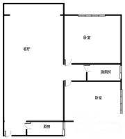 鑫瑞小区2室1厅1卫72㎡户型图