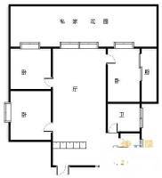 龙华大道小区3室2厅2卫109㎡户型图